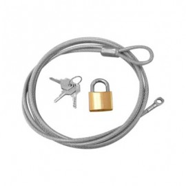 Cable Lock Set (Cable, Key and Lock)