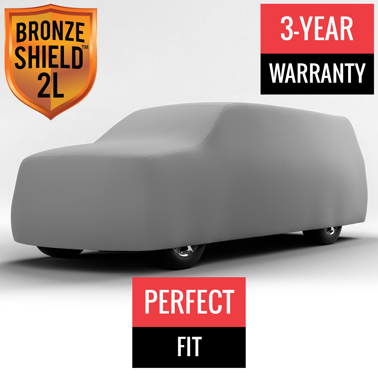 Bronze Shield 2L - Car Cover for Ford F-150 1984 Regular Cab Pickup 6.5 Feet Bed with Camper Shell