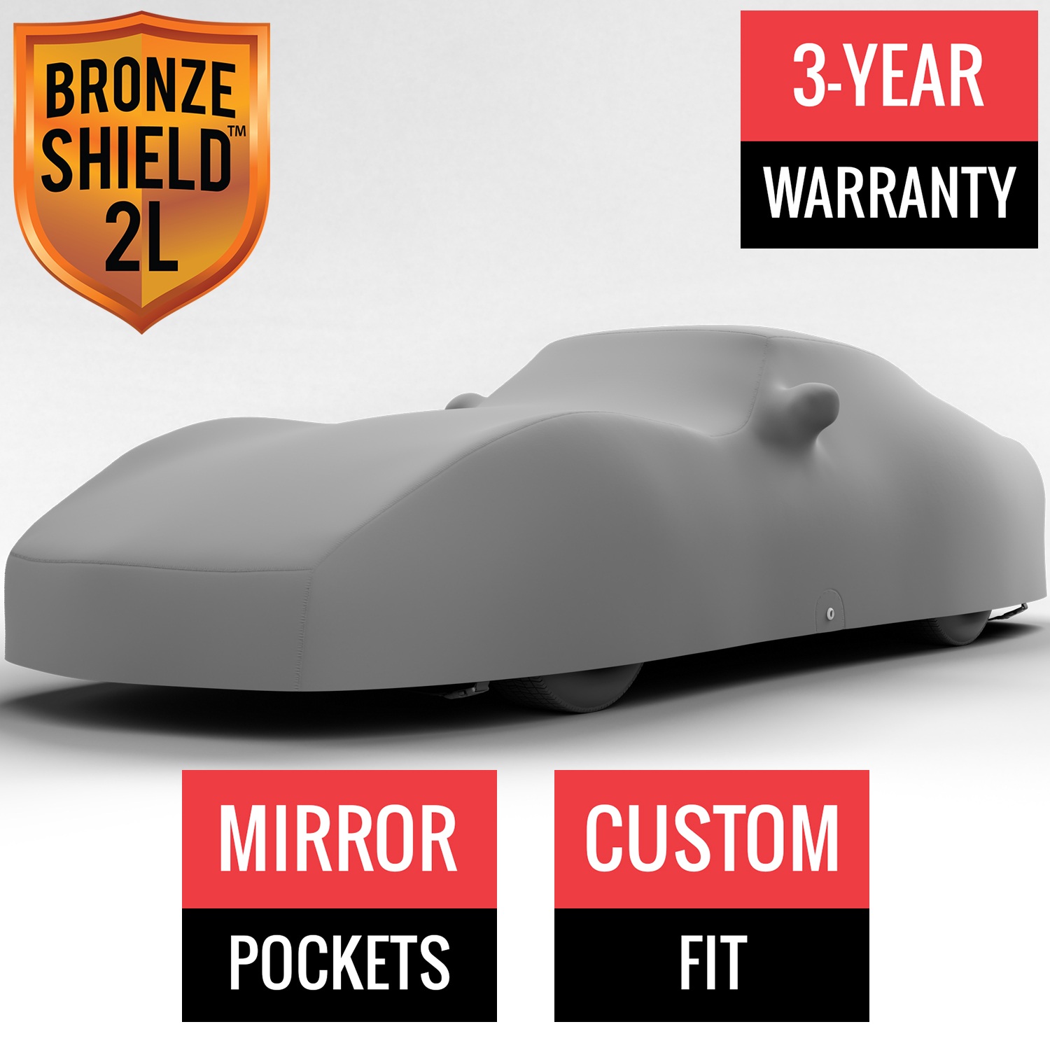 Bronze Shield 2L - Car Cover for Chevrolet Corvette 1975 Convertible 2-Door