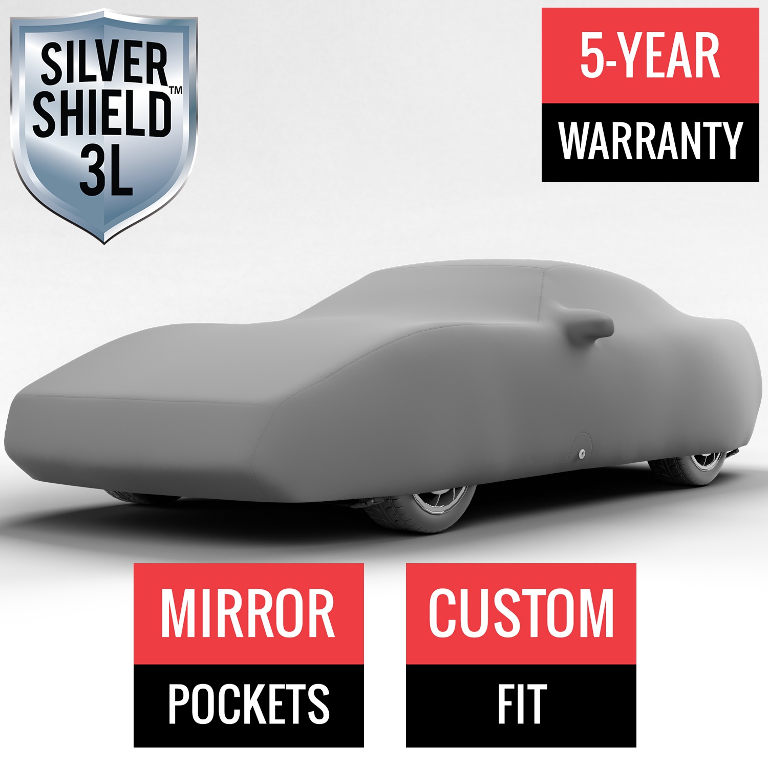 Silver Shield 3L - Car Cover for Chevrolet Corvette 1989 Coupe 2-Door