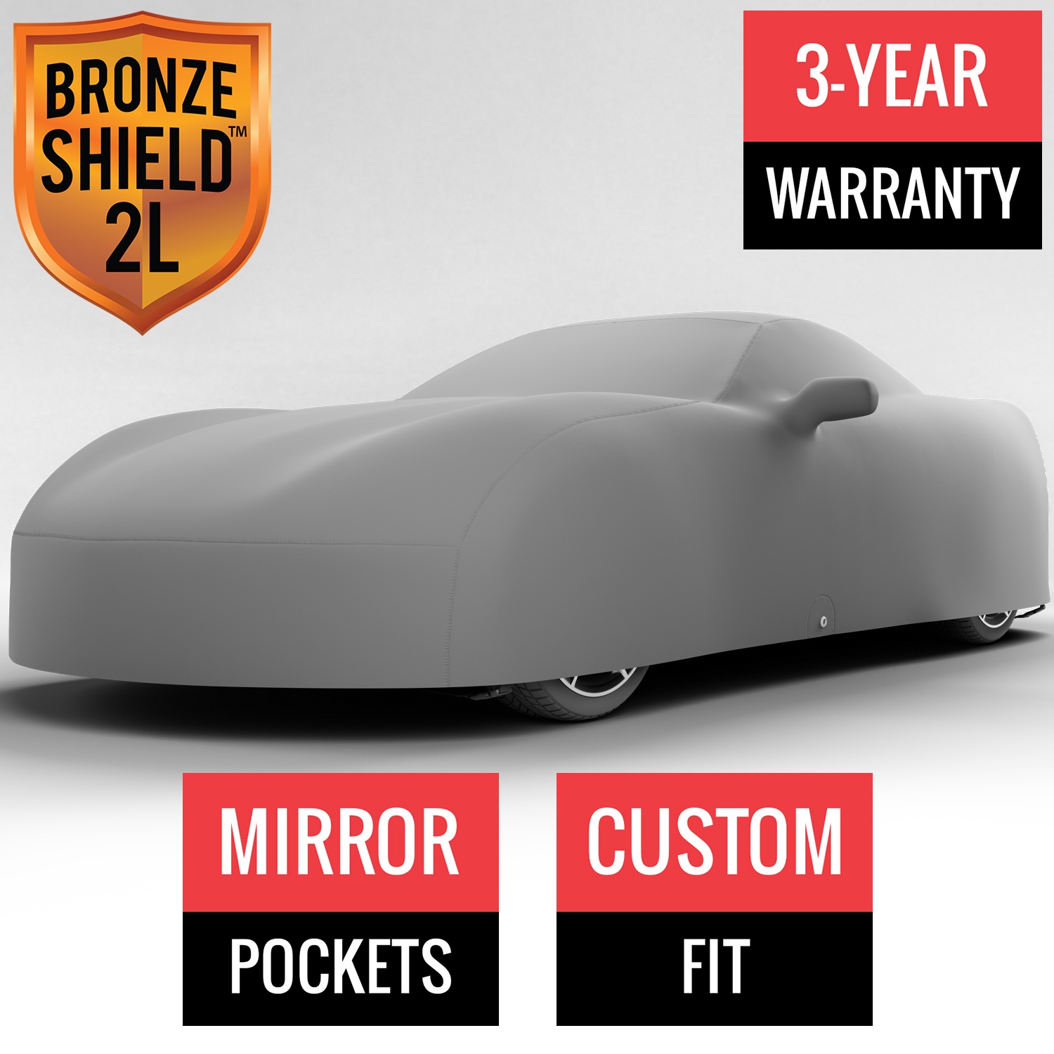 Bronze Shield 2L - Car Cover for Chevrolet Corvette Grand Sport 2019 Convertible 2-Door