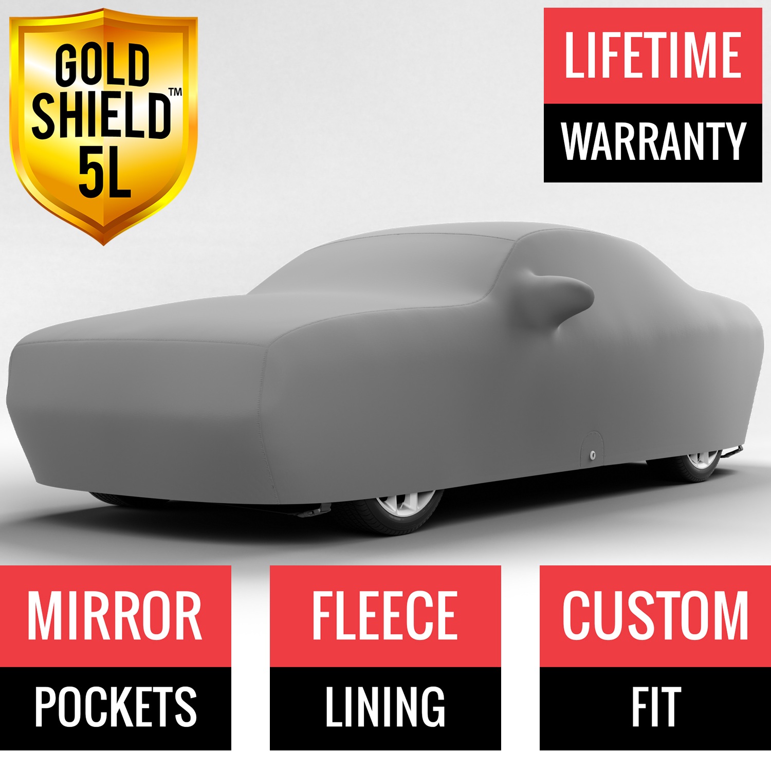 Gold Shield 5L - Car Cover for Dodge Challenger 2022 Coupe 2-Door with Widebody