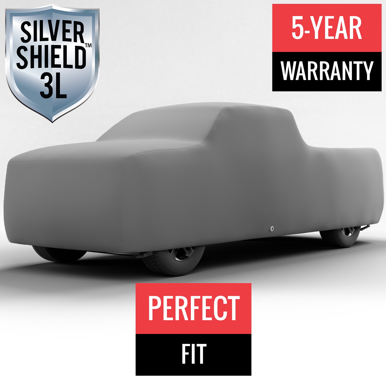 Silver Shield 3L - Car Cover for Chevrolet Silverado 2500 HD 2006 Extended Cab Pickup 6.5 Feet Bed